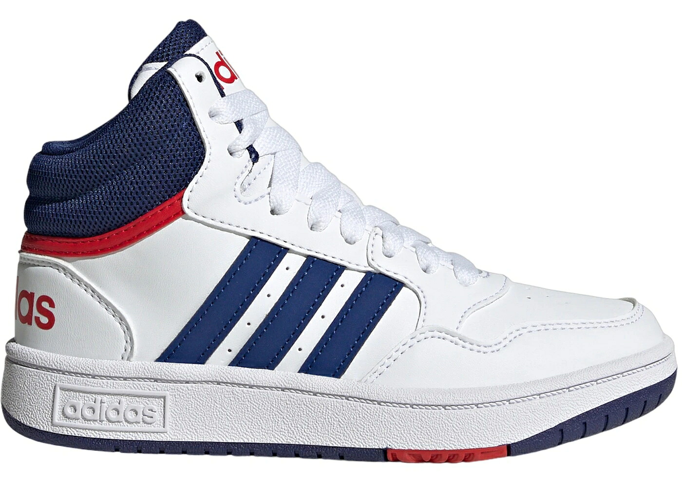 アディダス 白色 ホワイト ビクトリー 青色 ブルー ジュニア キッズ ADIDAS HOOPS CLOUD WHITE VICTORY BLUE BETTER SCARLET (GS) / CLOUD WHITE VICTORY BLUE BETTER ベビー マタニティ スニーカー