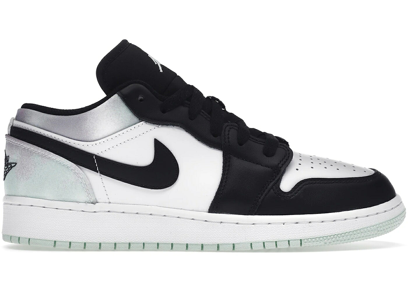 ナイキ ジョーダン 黒いこと 黒いこと 青碧 青碧 お坊っちゃん キッズ JORDAN 1 LOW EASTER PASTEL TIE-DYE (GS) / BLACK BLUE もの言う花 マタニティ スニーカー