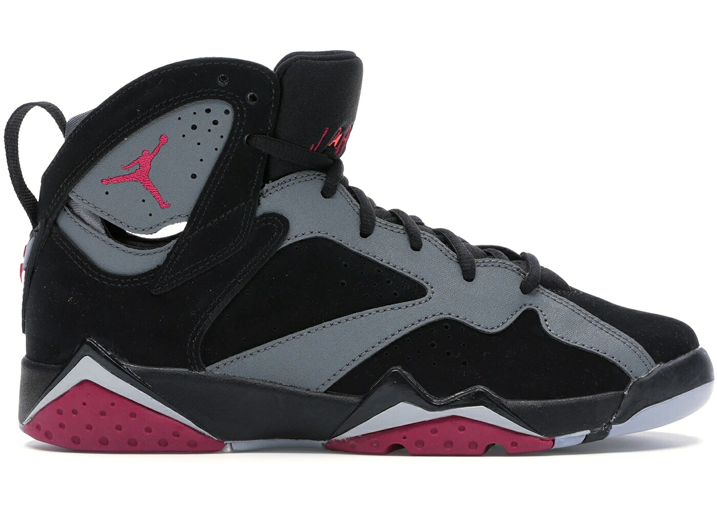 ナイキ ジョーダン 黒いこと 黒いこと 冷やりとした 薄墨色 薄墨色 御坊っちゃん キッズ JORDAN 7 RETRO SPORT FUSCHIA (GS) / BLACK SPORT FUSCHIA COOL GREY もの言う花 マタニティ スニーカー