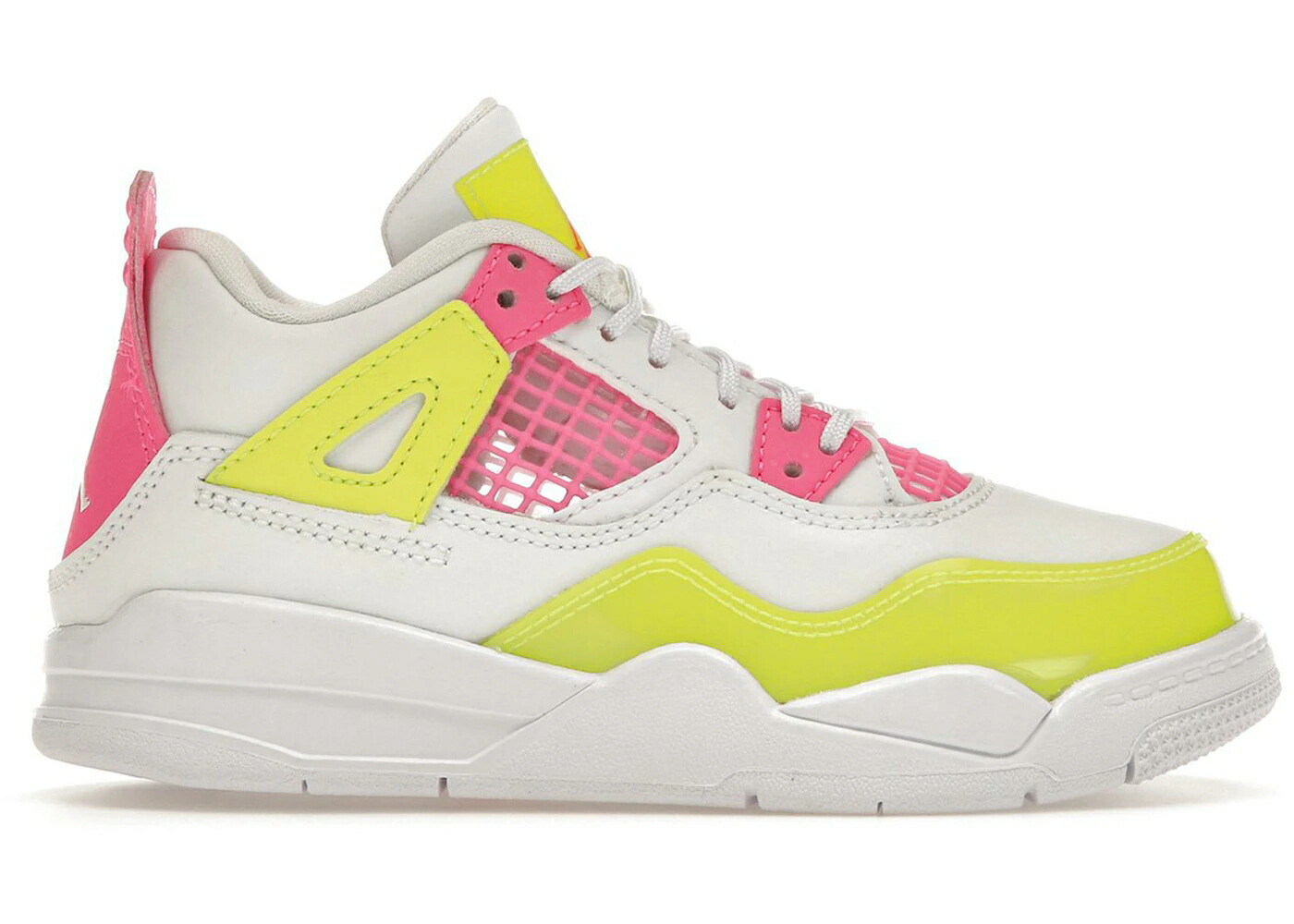 ナイキ ジョーダン 白いこと 白いこと サクラ色 ブラジャー同盟罷業 御坊っちゃん キッズ JORDAN 4 RETRO WHITE LEMON PINK (なおなお書き) / WHITE LEMON VENOM PINK BLAST もの言う花 マタニティ スニーカー