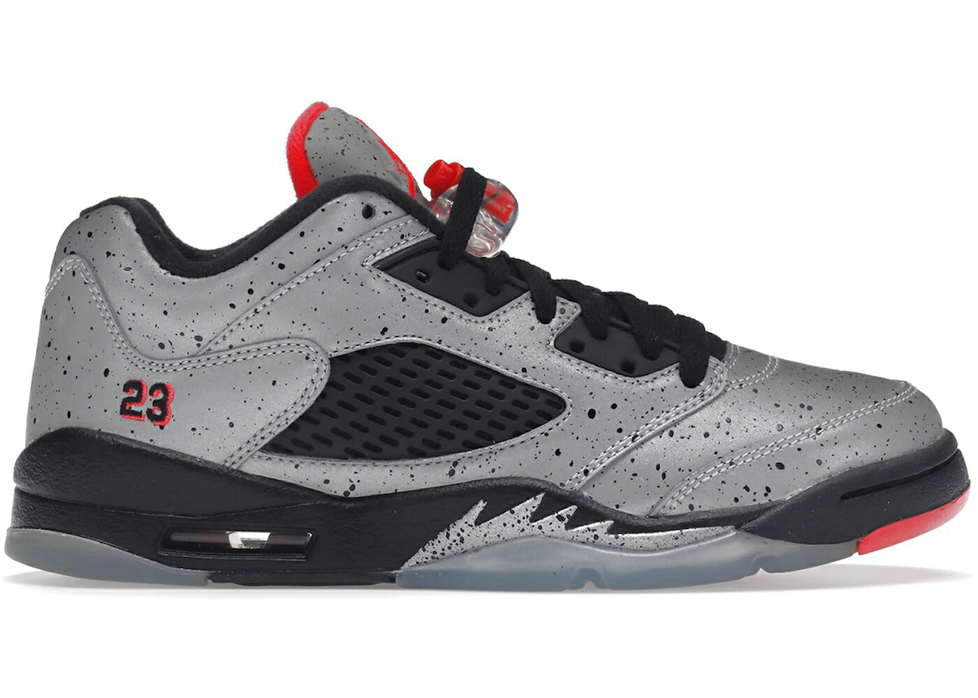 ナイキ ジョーダン しろがね色 しろがね色 お坊っちゃん キッズ JORDAN 5 RETRO LOW NEYMAR (GS) / REFLECTIVE SILVER INFRARED 23 もの言う花 マタニティ スニーカー