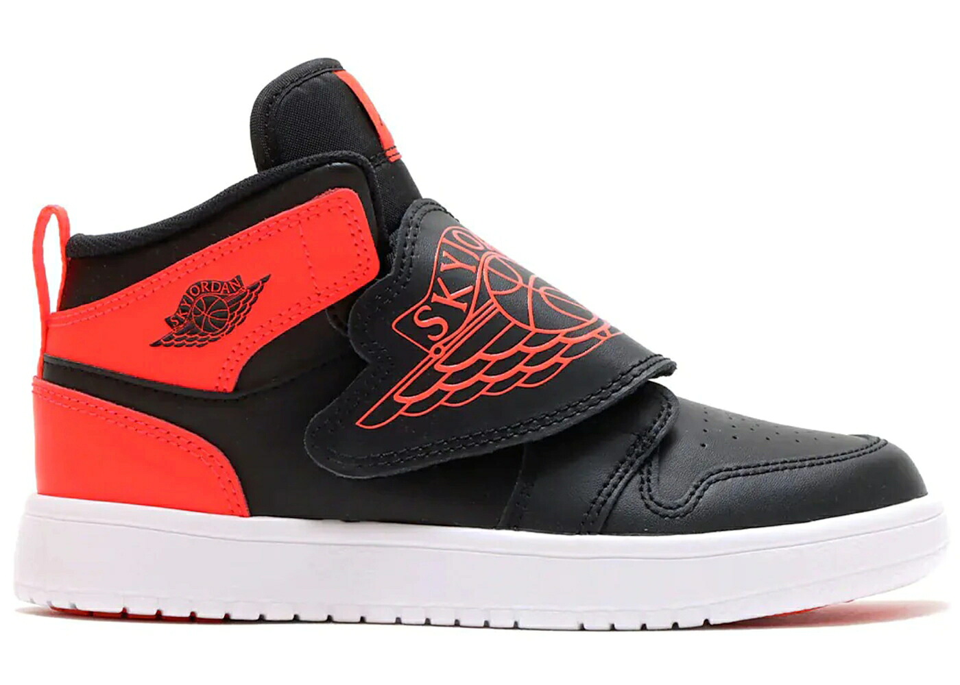 ナイキ ジョーダン スカイ 黒色 ブラック 白色 ホワイト ジュニア キッズ JORDAN SKY 1 BLACK INFRARED 23 (PS) / BLACK INFRARED 23 WHITE ベビー マタニティ スニーカー｜スニケス 39,065円