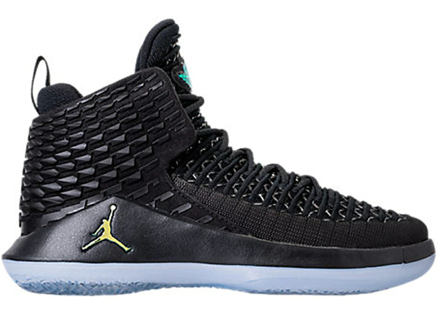 ナイキ ジョーダン 黒色 ブラック ジュニア キッズ JORDAN XXXII BLACK CAT (GS) / BLACK MULTI COLOR METALLIC ベビー マタニティ スニーカー|スニケス