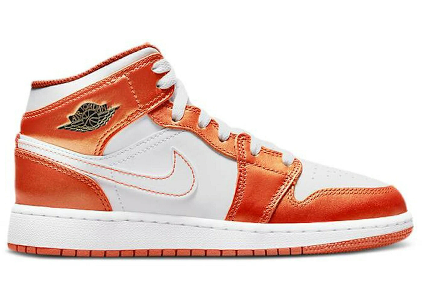 ナイキ ジョーダン ミッド 橙 オレンジ 黒色 ブラック 白色 ホワイト ジュニア キッズ JORDAN 1 MID SE METALLIC ELECTRO ORANGE (PS) / ELECTRO ORANGE BLACK WHITE ベビー マタニティ スニーカー 28,730円