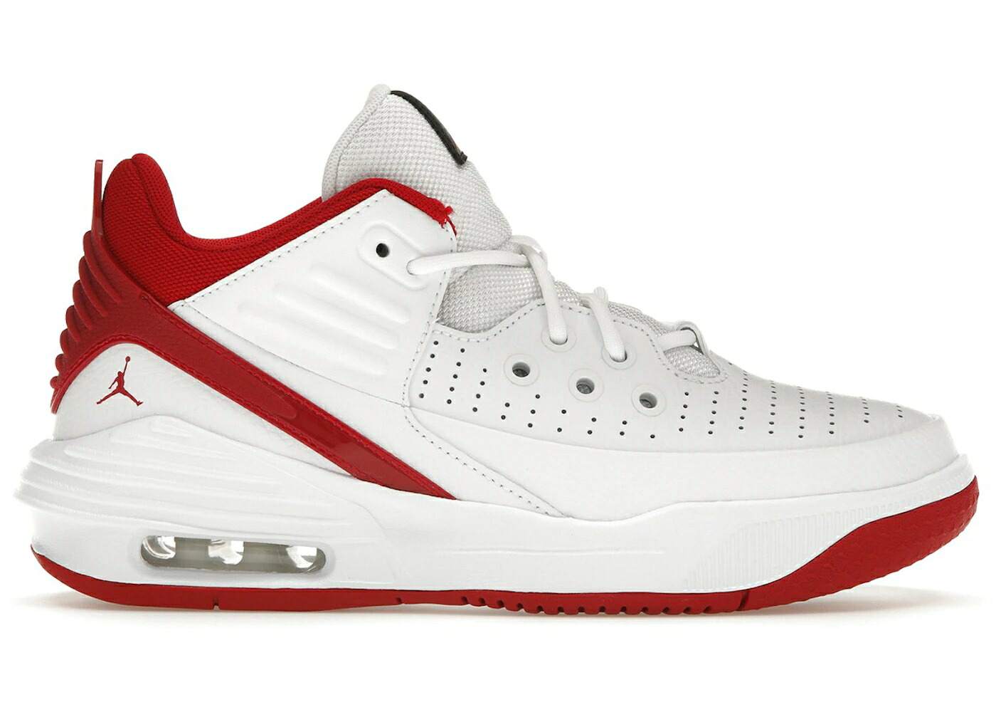 ナイキ ジョーダン マックス オーラ 白色 ホワイト 黒色 ブラック 赤 レッド ジュニア キッズ JORDAN MAX AURA 5 WHITE BLACK GYM RED (GS) / WHITE BLACK GYM RED ベビー マタニティ スニーカー