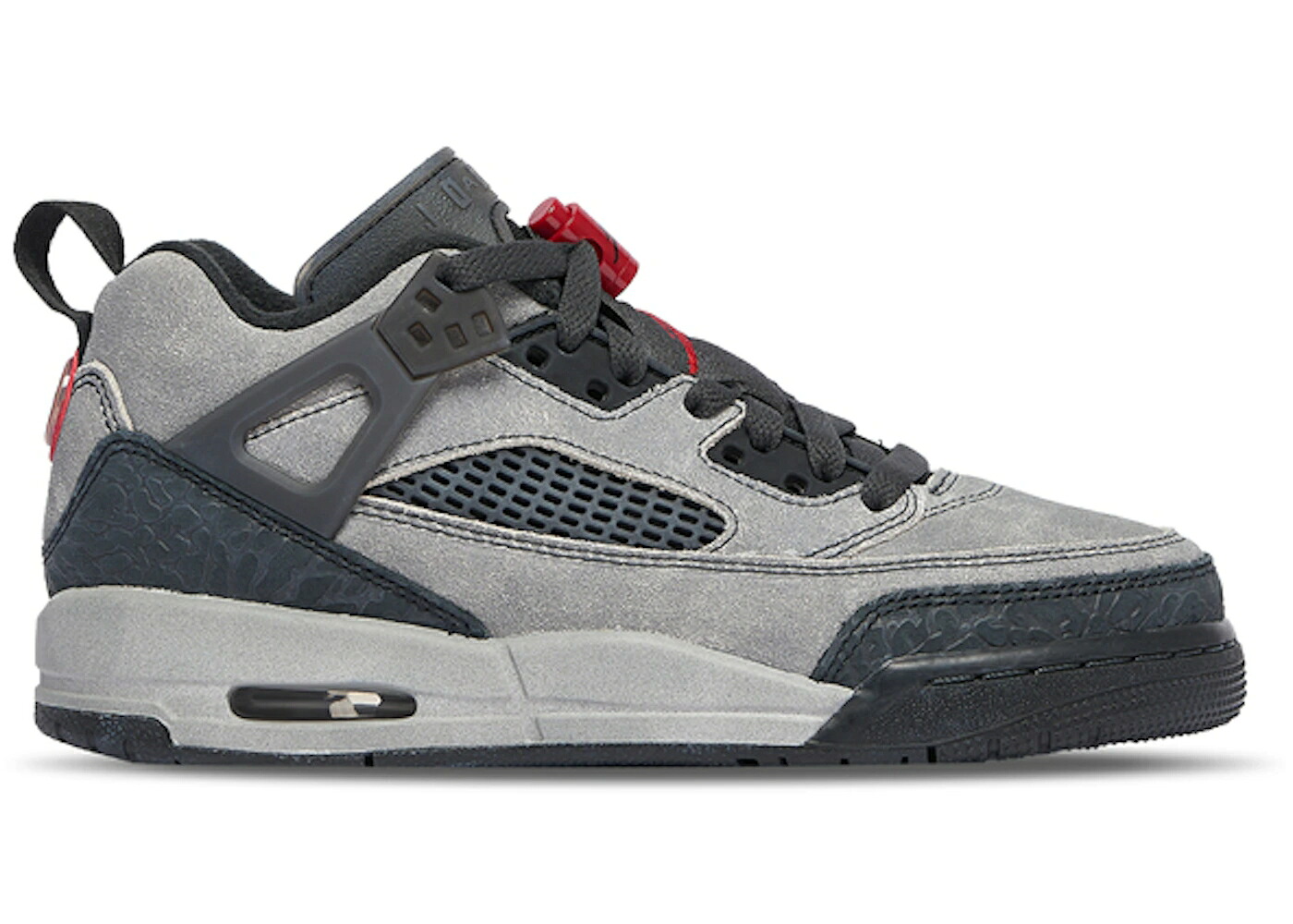 ナイキ ジョーダン 赤 レッド 黒色 ブラック ジュニア キッズ JORDAN SPIZIKE LOW ANTHRACITE GYM RED (GS) / ANTHRACITE GYM RED BLACK ベビー マタニティ スニーカー｜スニケス