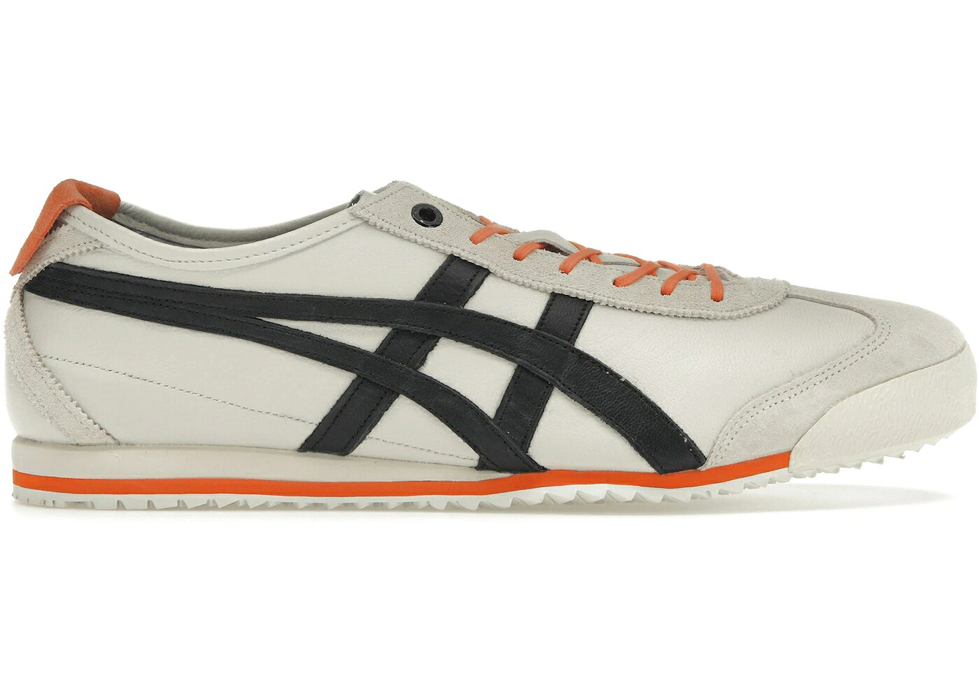 アシックス メキシコ クリーム 黒色 ブラック 橙 オレンジ オニツカタイガー スニーカー メンズ ASICS ONITSUKA TIGER MEXICO 66 SD CREAM BLACK ORANGE / CREAM BLACK