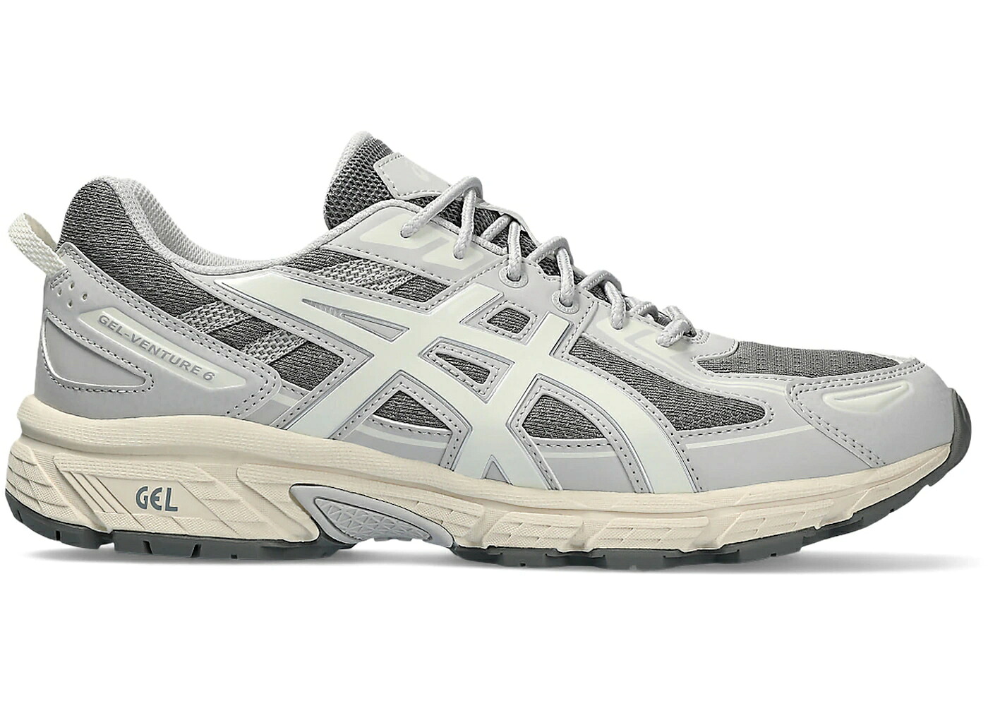 アシックス 薄墨色 薄墨色 皮膚軟化剤 スニーカー メンズ ASICS GEL-VENTURE 6 CLAY GREY CREAM / CLAY GREY CREAM