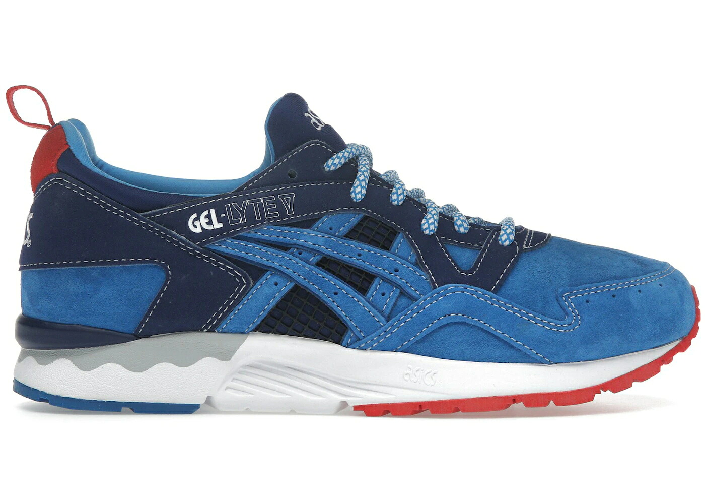 アシックス 先だつものともし火 紺色 米国海軍 青碧 青碧 スニーカー メンズ ASICS GEL-LYTE V MITA SNEAKERS TRICO / NAVY BLUE