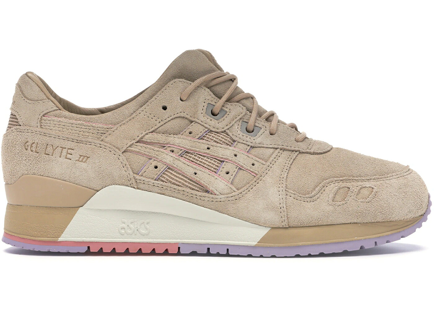 アシックス ゲルライト クロット 砂色 サンド スニーカー メンズ ASICS GEL-LYTE III CLOT SAND / CLAY CLAY