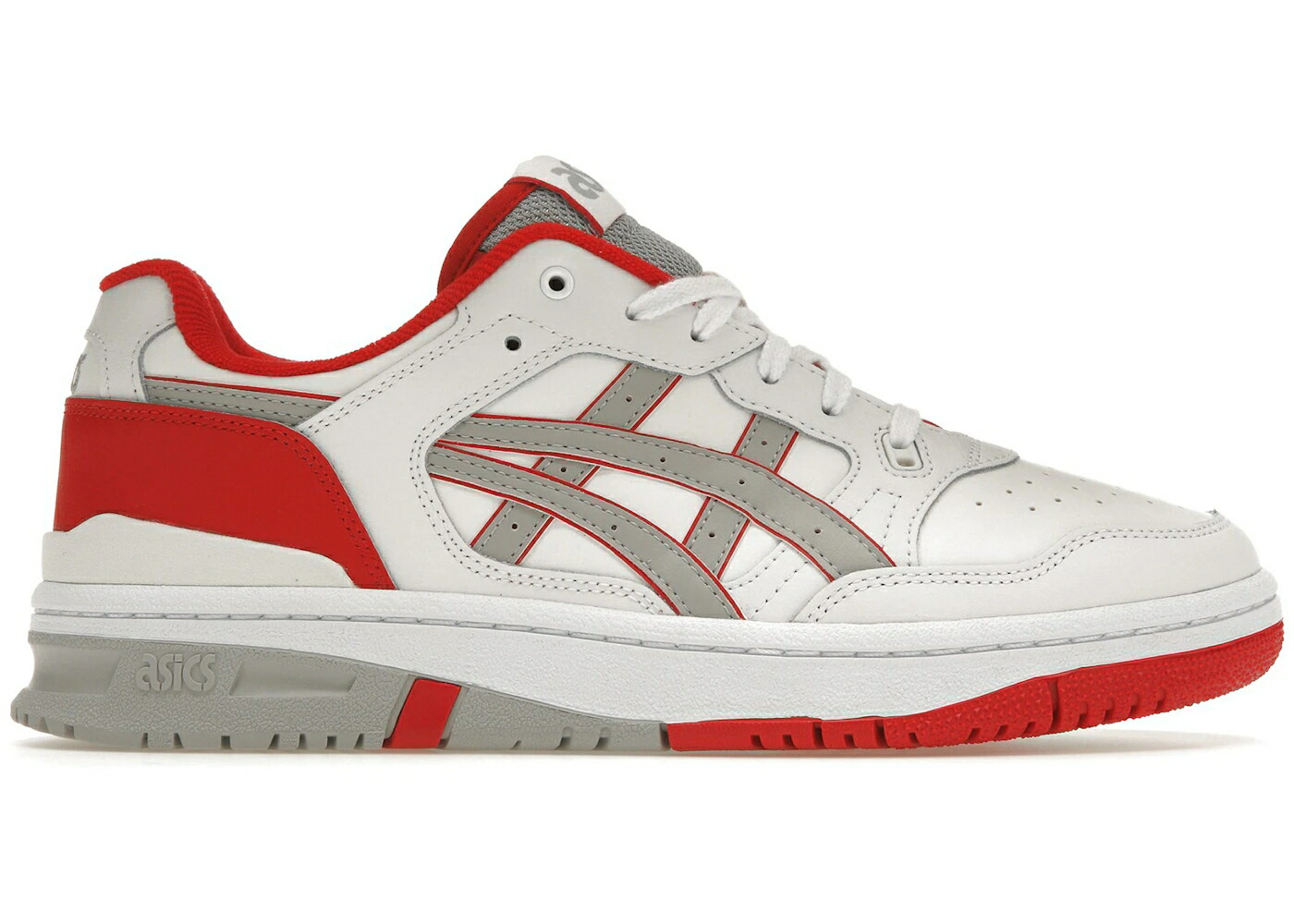 アシックス 白色 ホワイト 赤 レッド 灰色 グレー スニーカー メンズ ASICS EX89 WHITE RED GREY / WHITE RED GREY|スニケス