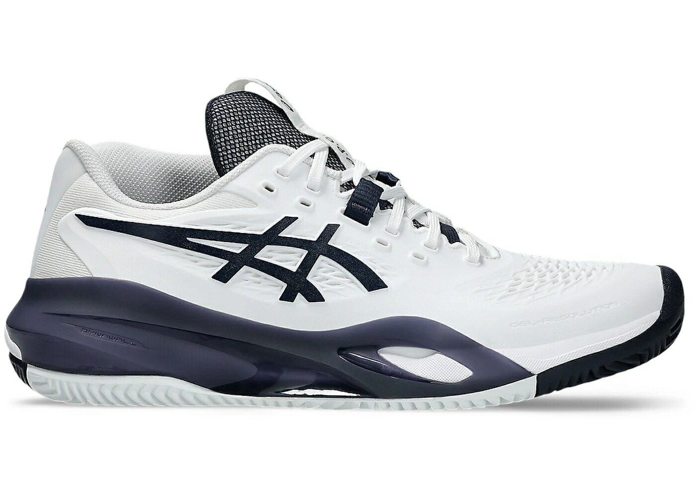 アシックス 白色 ホワイト A.P.C. WOMEN'S スニーカー レディース ASICS GEL-RESOLUTION X CLAY WHITE MIDNIGHT (WOMEN'S) / WHITE MIDNIGHT