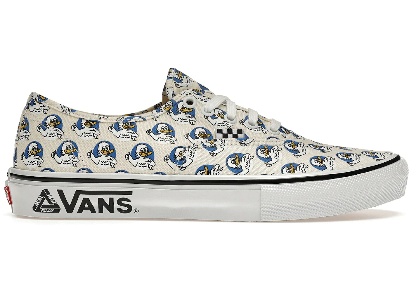 ヴァンズ バンズ 滑る オーセンティック ジェレミー 古典派音楽 白いこと 白いこと スニーカー メンズ VANS SKATE AUTHENTIC PALACE JEREMY THE DUCK CLASSIC WHITE / CLASSIC WHITE WHITE ROYAL