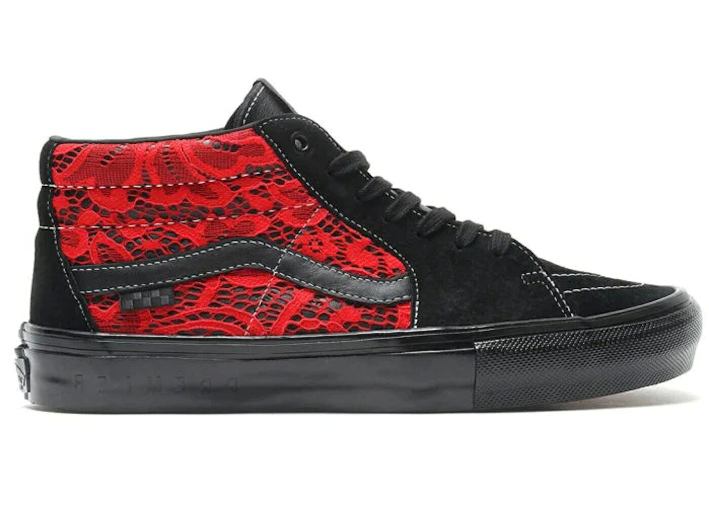 ヴァンズ バンズ ミッド 割り増し金 黒いこと 黒いこと 赤 赤いこと スニーカー メンズ VANS SK8 GROSSO MID PREMIER BLACK RED LACE / BLACK RED