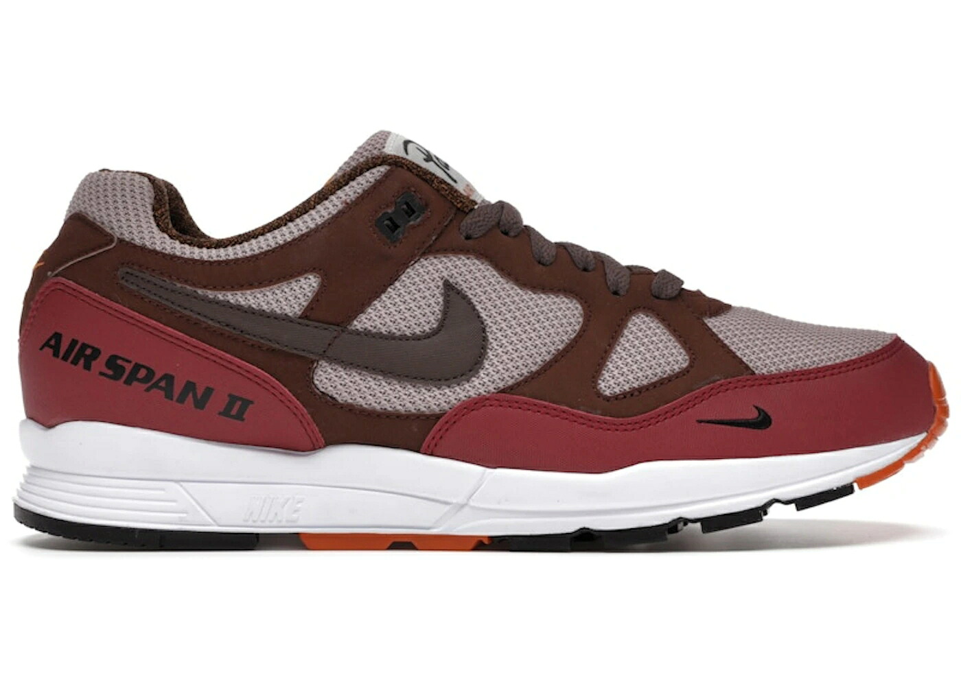 ナイキ 野球クラブ 赤 赤いこと 赤銅色 赤銅色 スニーカー メンズ NIKE AIR SPAN II PATTA TEAM RED / TEAM RED BAROQUE BROWN
