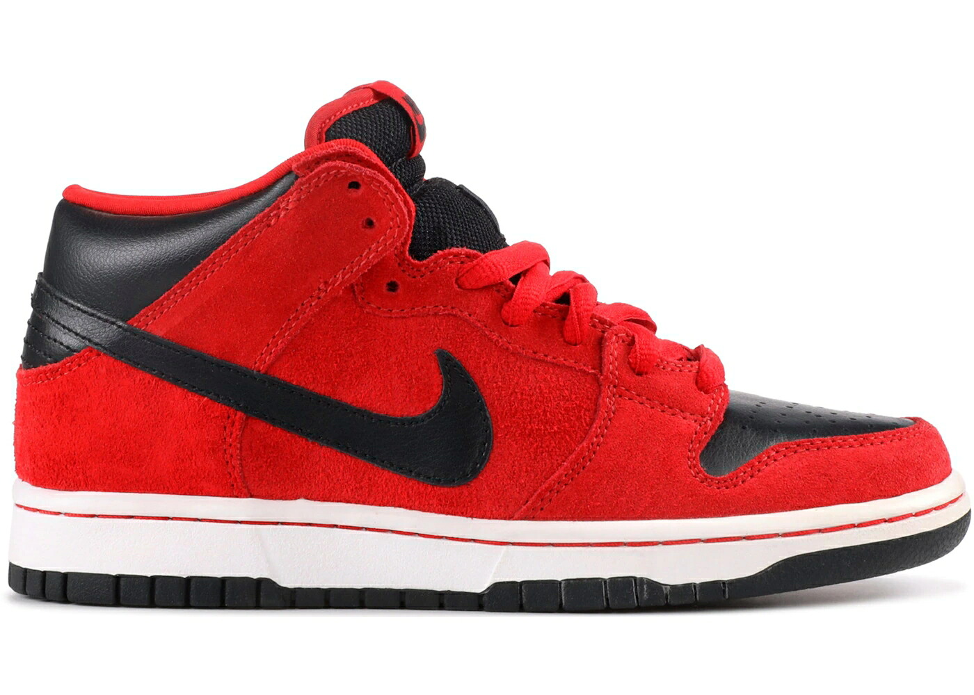ナイキ エスビー ダンク ミッド 赤 レッド 黒色 ブラック スニーカー メンズ NIKE SB DUNK MID SPORT RED BLACK / SPORT RED BLACK