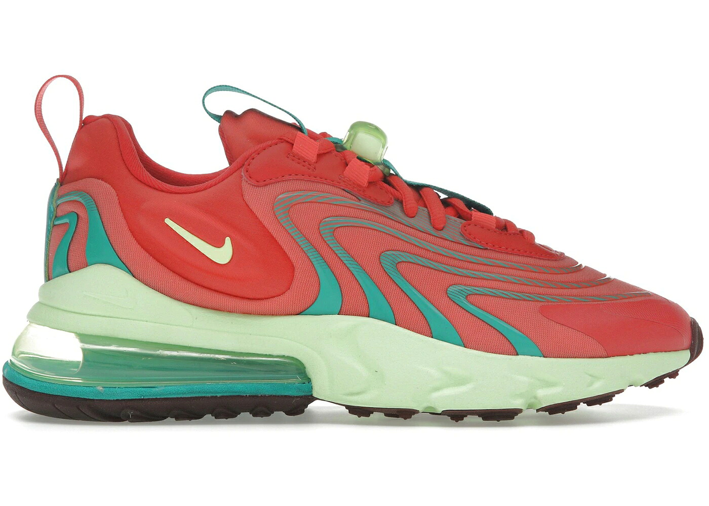 ナイキ マックス リアクト 赤 赤いこと 緑 緑であること 大気圏マックス スニーカー メンズ NIKE AIR MAX 270 REACT ENG WATERMELON RED / GREEN RED