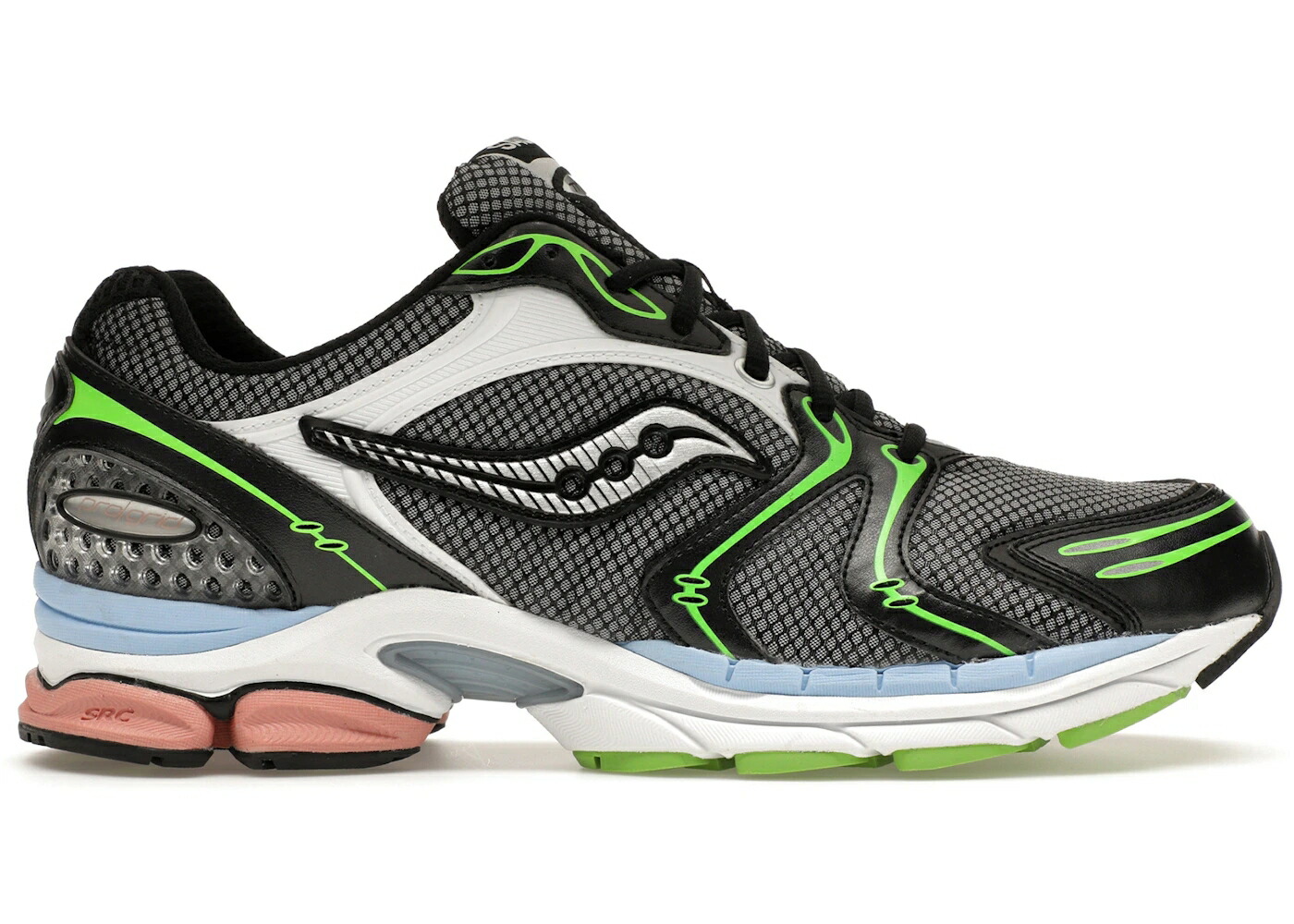 サッカニー 白色 ホワイト 黒色 ブラック 緑 グリーン スニーカー メンズ SAUCONY PROGRID TRIUMPH 4 OTHERWORLD / WHITE BLACK GREEN