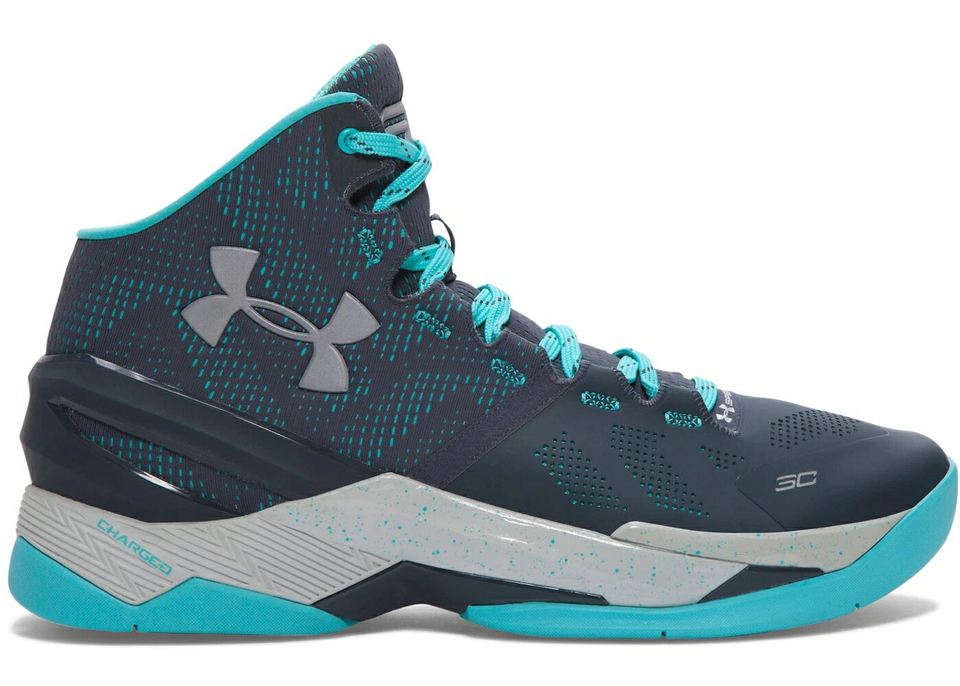カリー 青色 ブルー アンダーアーマー スニーカー メンズ UNDER ARMOUR UA CURRY 2 RAINMAKER / OBSIDIAN NEPTUNE BLUE METALLIC