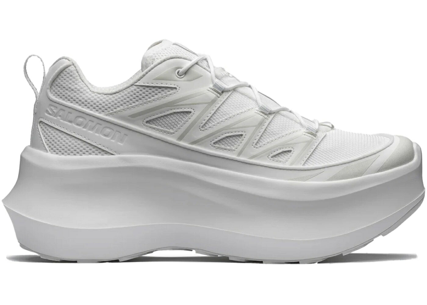 サロモン 白いこと 白いこと コムデ給仕 スニーカー メンズ SALOMON XT-6 EXPANSE PLATFORM COMME DES GARCONS WHITE /