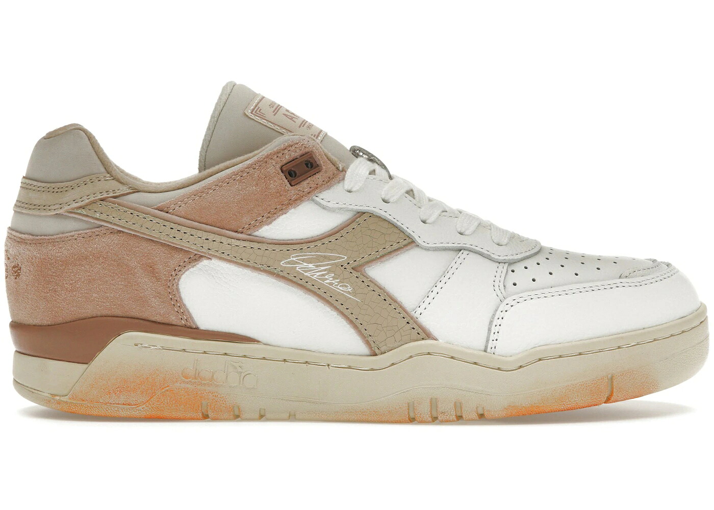 ディアドラ 白色 ホワイト B.560 スニーカー メンズ DIADORA AFEW DINO RUSSO / WHITE USED WHITE TAN|スニケス