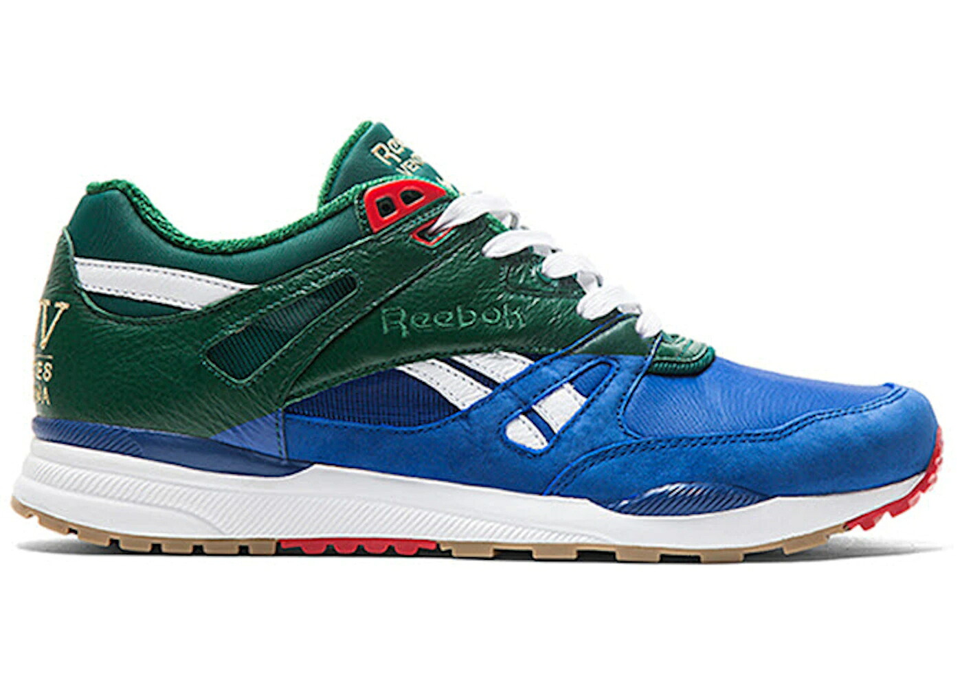 リーボック 青色 ブルー フォレスト 緑 グリーン 白色 ホワイト スニーカー メンズ REEBOK VENTILATOR 24 KILATES 10TH ANNIVERSARY / ROYAL BLUE FOREST GREEN WHITE|スニケス
