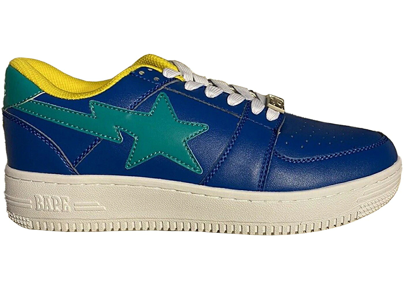 ベイプ 青色 ブルー 緑 グリーン 黄色 イエロー CURREN$Y スニーカー ユニセックス BAPE A BATHING APE STA LOW / BLUE GREEN YELLOW メンズ