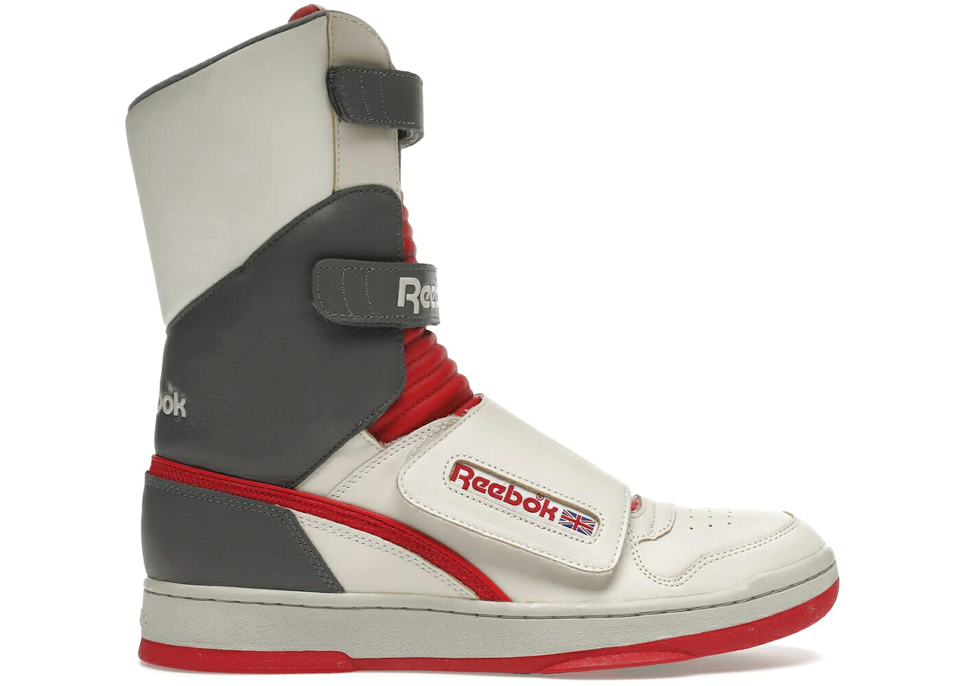 リーボック スタンパー ハイ クリーム 白色 ホワイト 赤 レッド スニーカー メンズ REEBOK ALIEN STOMPER HIGH (SPECIAL BOX) / CREAM WHITE RED ANTHRACITE|スニケス