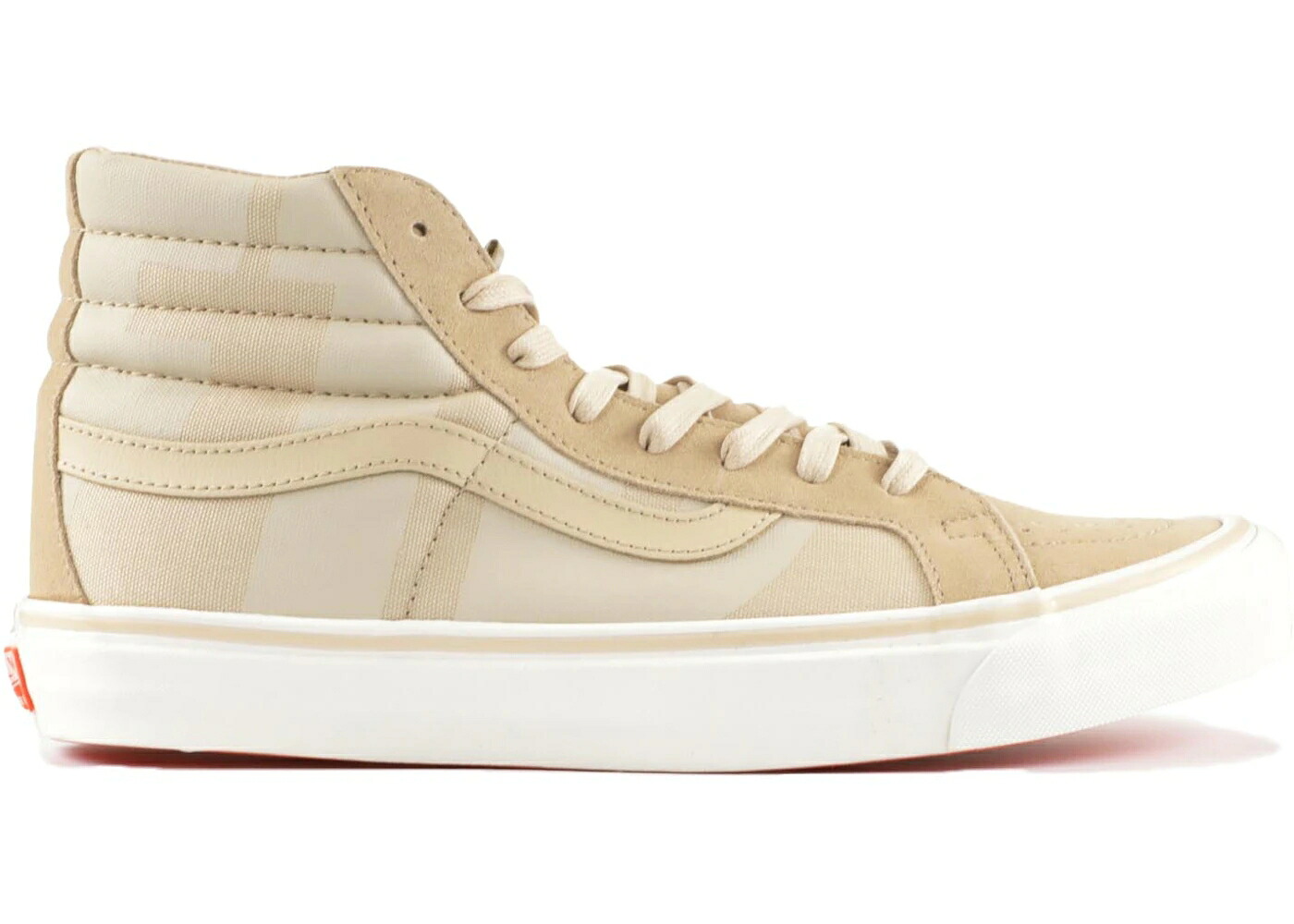 ヴァンズ バンズ 滑るご機嫌 アンディフィーテッド カーキ 白いこと 白いこと スニーカー メンズ VANS SK8-HI UNDEFEATED DESERT KHAKI / PEBBLE WHITE