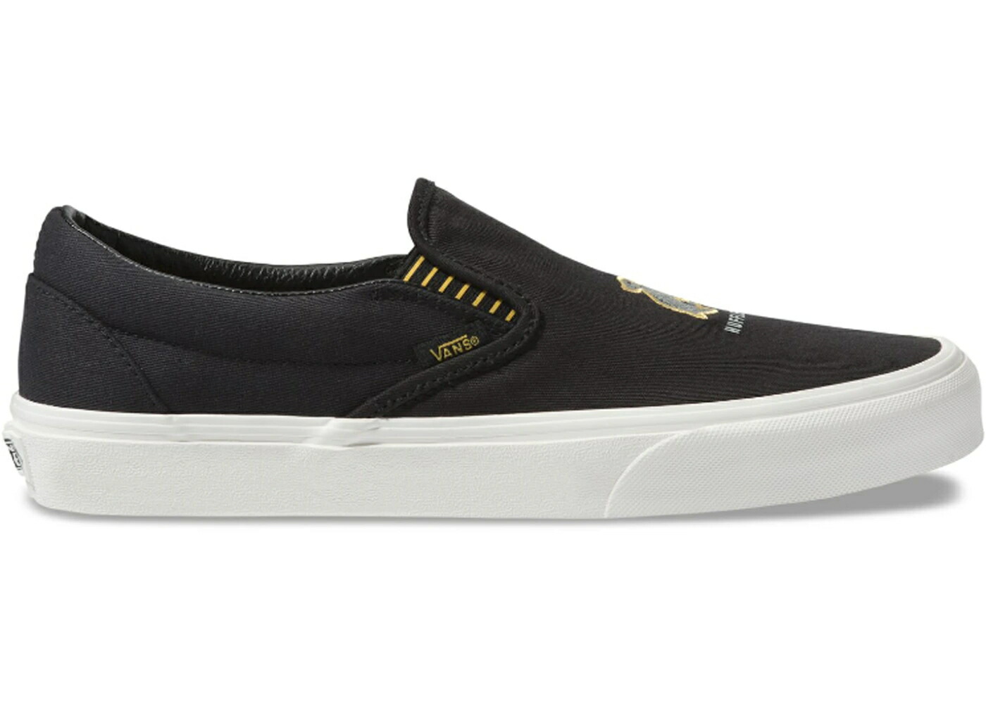 ヴァンズ バンズ スリッポン 黒色 ブラック スニーカー メンズ VANS SLIP-ON HARRY POTTER HUFFLEPUFF / HUFFLEPUFF BLACK