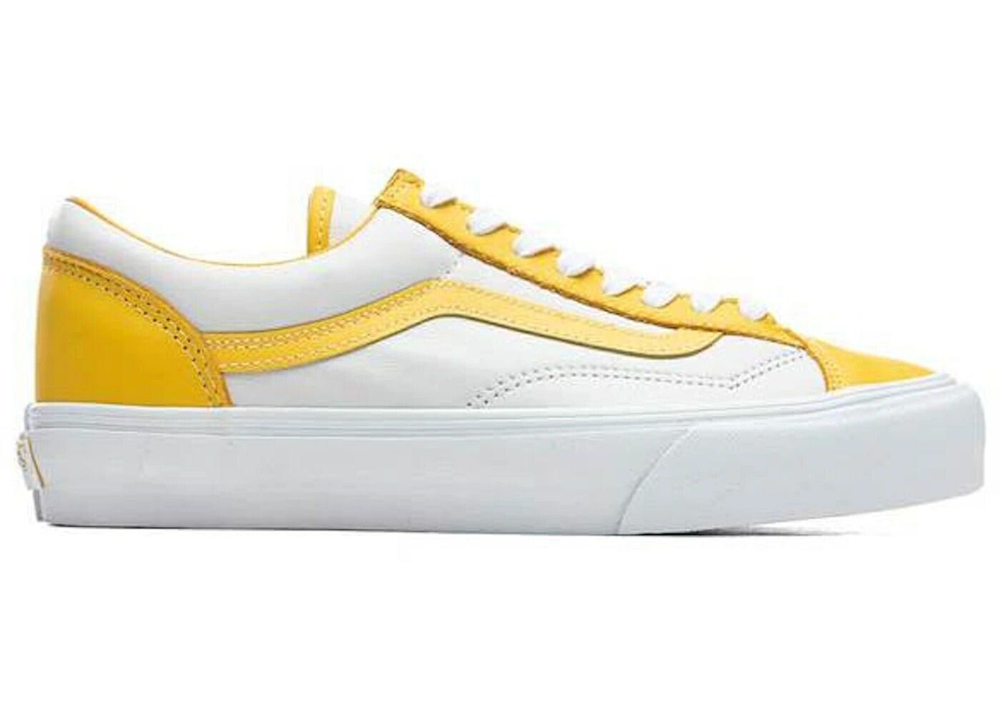 ヴァンズ バンズ 白色 ホワイト 黄色 イエロー スニーカー メンズ VANS STYLE 36 VLT LX WHITE FREESIA YELLOW / WHITE FREESIA YELLOW