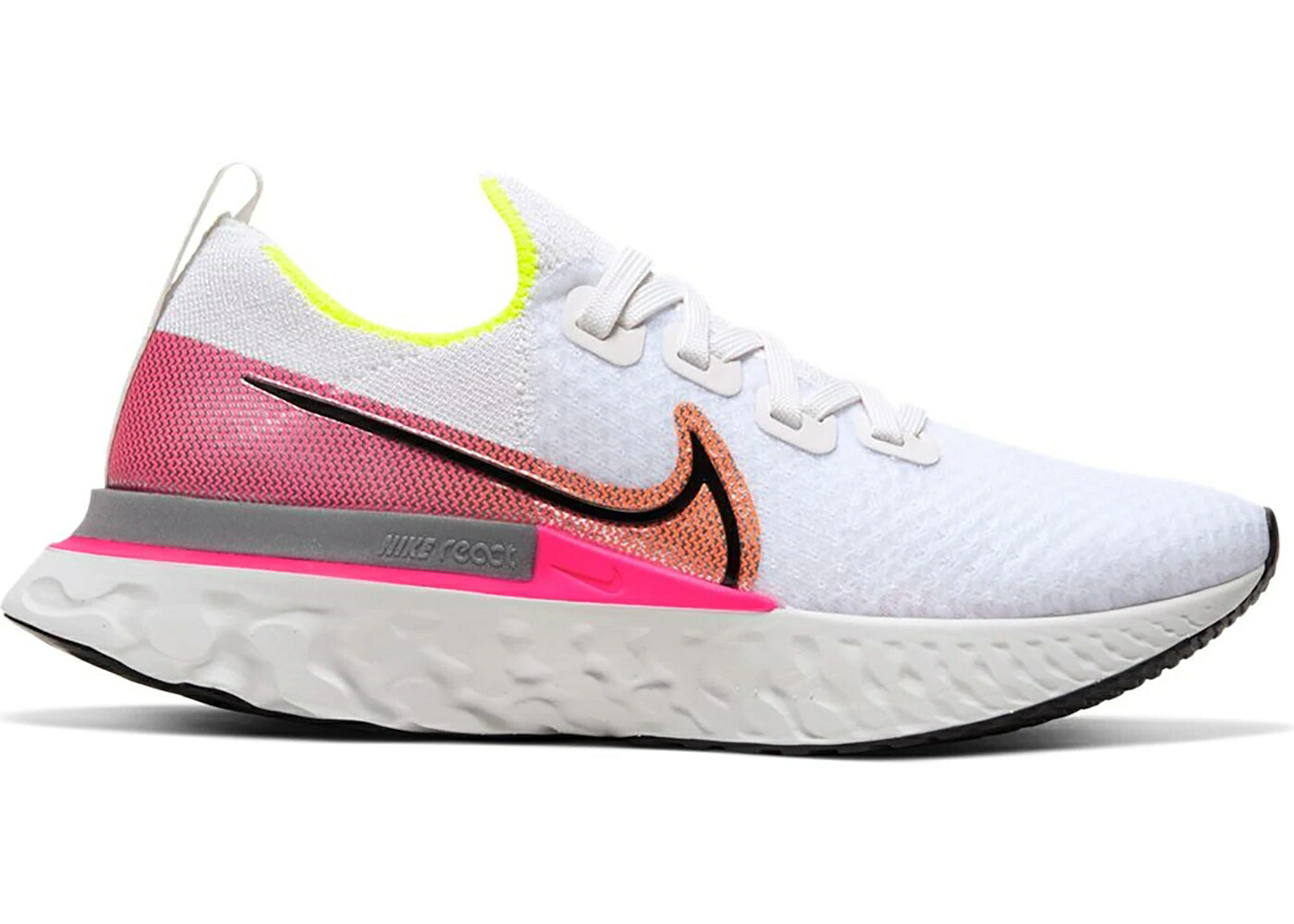 ナイキ リアクト ラン プラチナム ピンク 橙 オレンジ ブラスト WOMEN'S スニーカー レディース NIKE REACT INFINITY RUN PLATINUM PINK ORANGE (WOMEN'S) / PLATINUM TINT PINK BLAST TOTAL