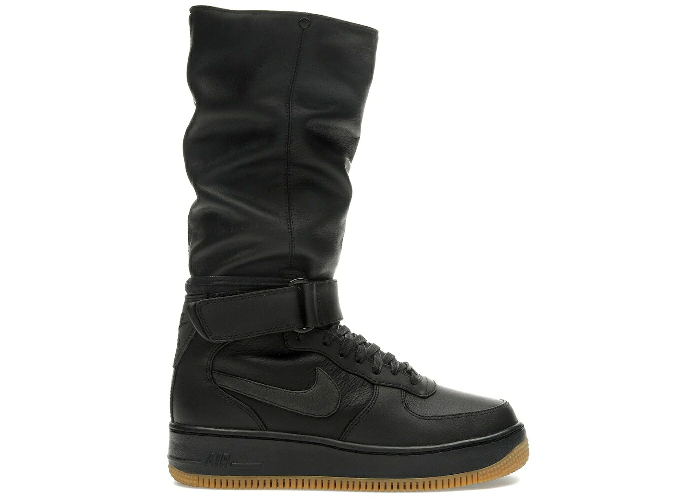 ナイキ ウォーリアー 黒色 ブラック エアフォース WOMEN'S スニーカー レディース NIKE AIR FORCE 1 UPSTEP WARRIOR BLACK (WOMEN'S) / BLACK GUM|スニケス