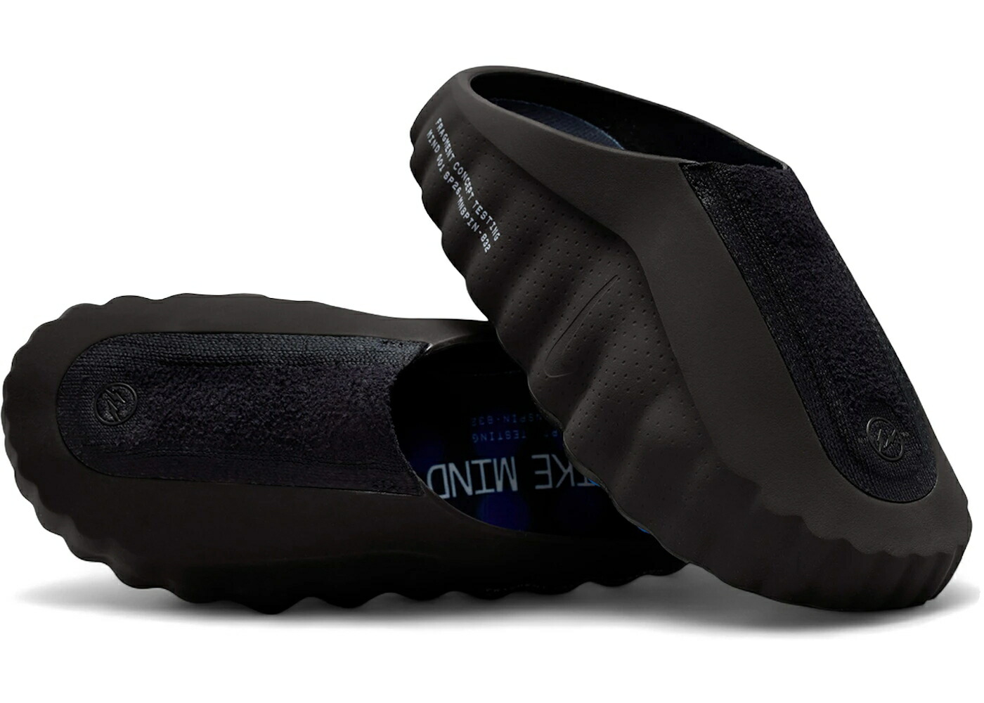 ナイキ サンダル 黒いこと 黒いこと スニーカー メンズ NIKE MIND 001 SLIDE FRAGMENT BLACK / BLACK BLACK