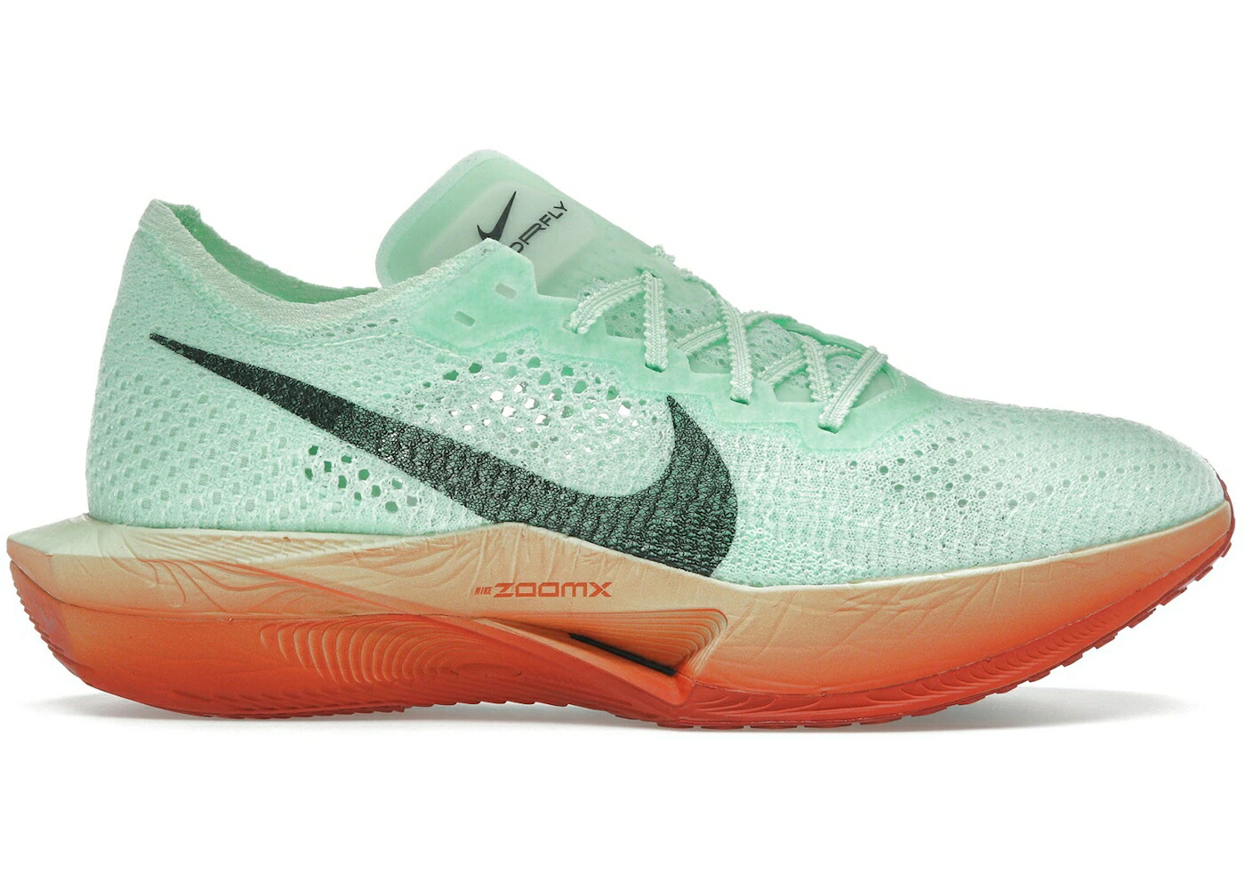 ナイキ 緑 グリーン 黒色 ブラック ドラゴン 赤 レッド NEXT% IT'S スニーカー メンズ NIKE ZOOMX VAPORFLY 3 ELIUD KIPCHOGE JUST THE START / VAPOR GREEN BLACK DRAGON RED