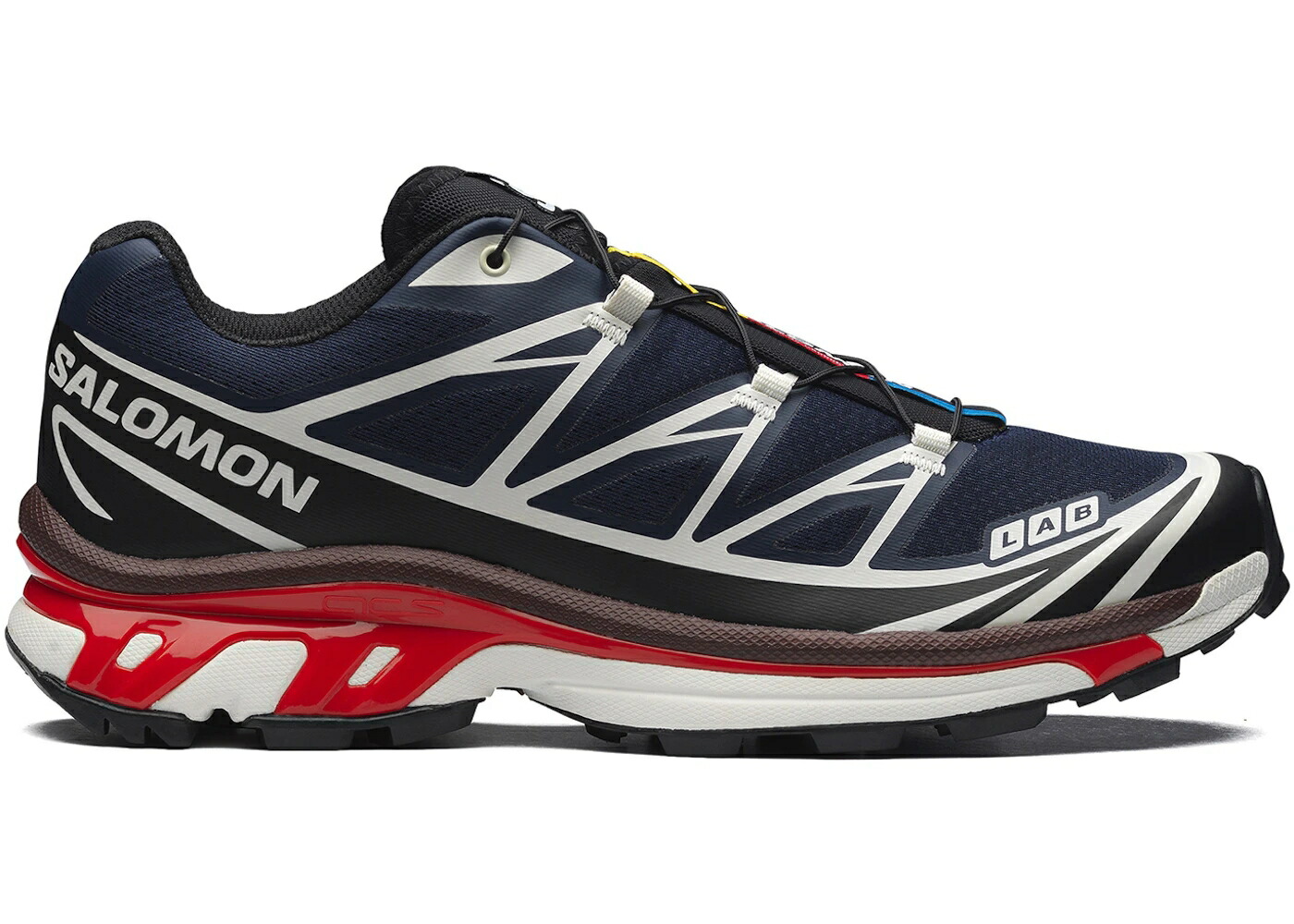 サロモン 青み 青色 黒いこと 黒いこと 赤 赤いこと スニーカー メンズ SALOMON XT-6 MARITIME BLUE BLACK / MARITIME BLUE BLACK FIERY RED