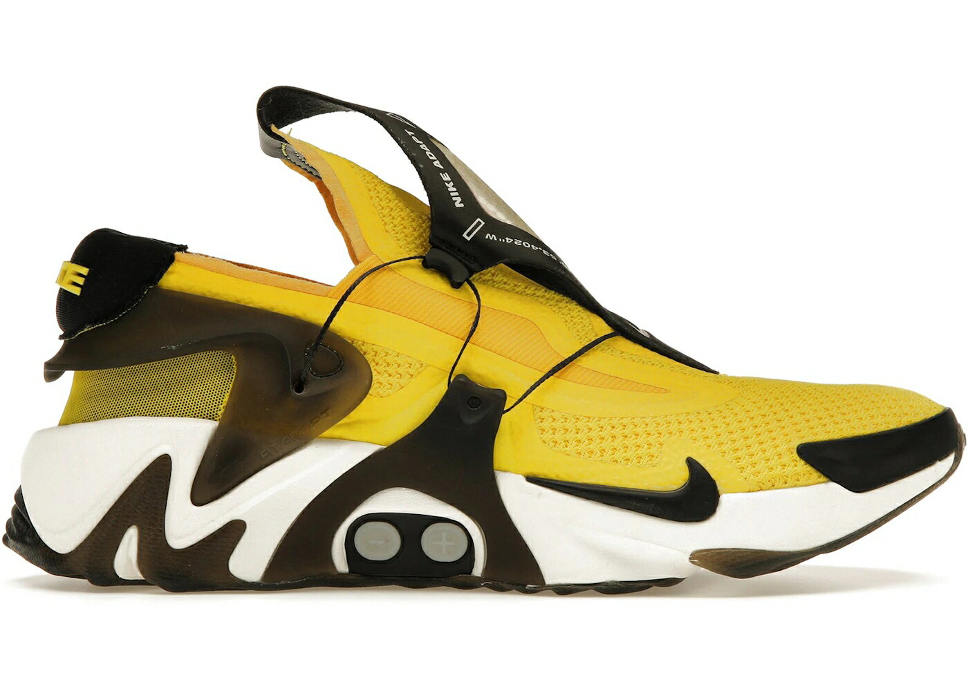 ナイキ アダプト ハラチ 黄色 イエロー 黒色 ブラック スニーカー メンズ NIKE ADAPT HUARACHE OPTI YELLOW / BICYCLE YELLOW BLACK OPTI YELLOW|スニケス