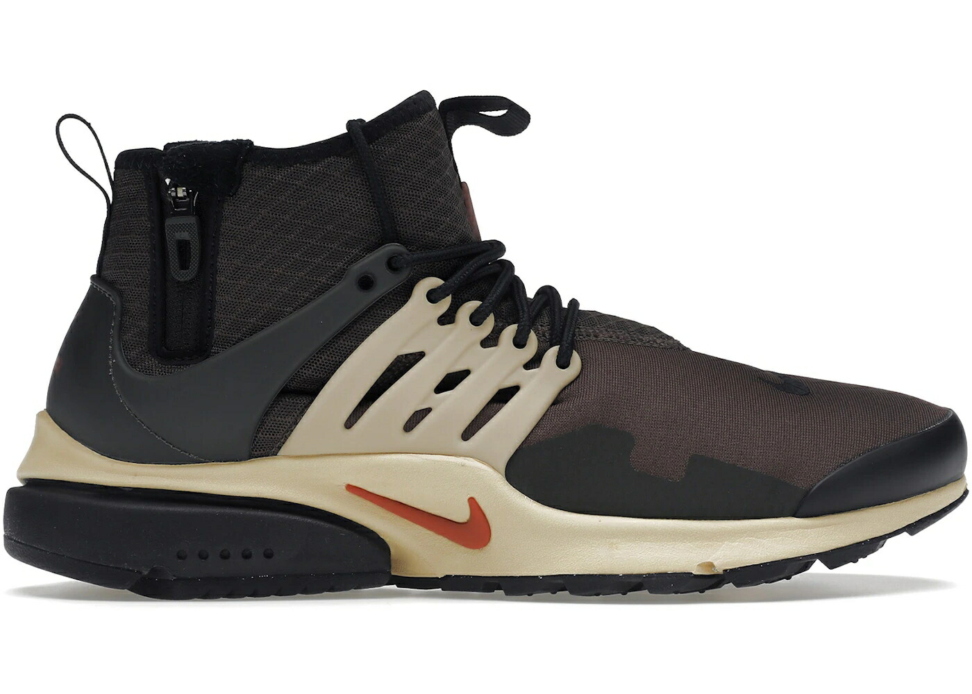 ナイキ プレスト ミッド 茶色 ブラウン エア スニーカー メンズ NIKE AIR PRESTO MID UTILITY BAROQUE BROWN SESAME SEQUOIA CANYON RUST / BAROQUE BROWN SESAME SEQUOIA