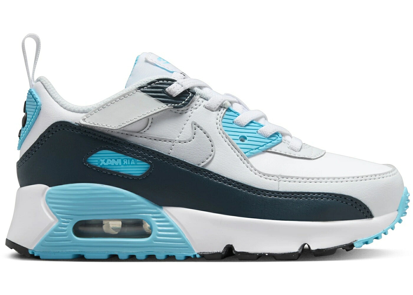 ナイキ マックス 白色 ホワイト 青色 ブルー 紺色 ネイビー 灰色 グレー エアマックス ジュニア キッズ NIKE AIR MAX 90 EASYON WHITE BALTIC BLUE ARMORY NAVY WOLF GREY (PS) / WHITE BALTIC BLUE ARMORY NAVY ベビ 37,700円