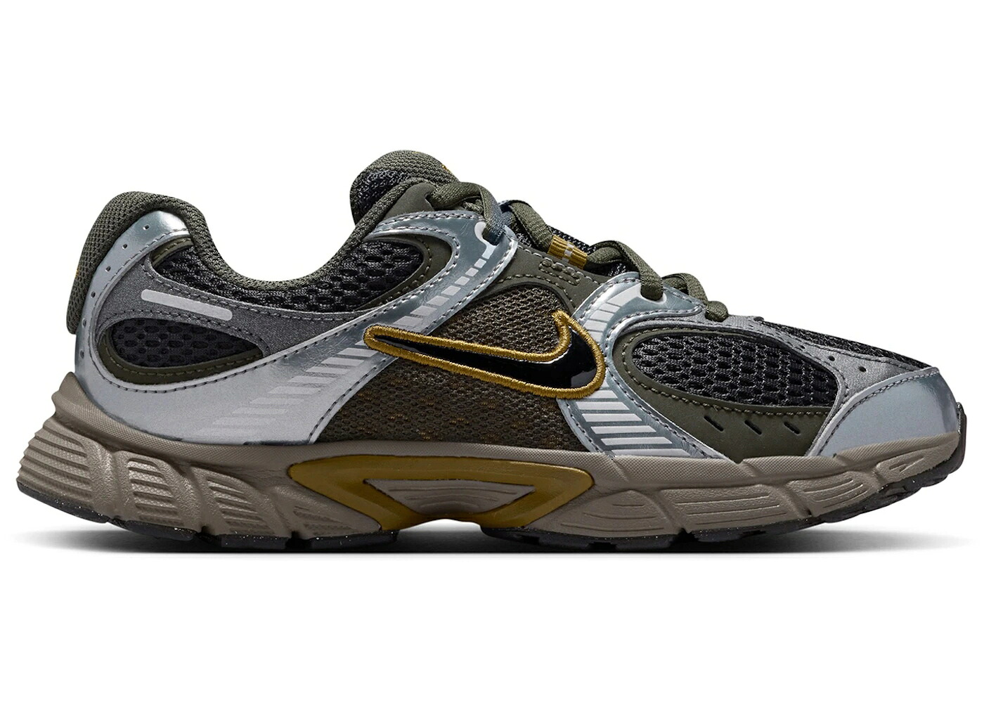 ナイキ オリーブ 薄墨色 薄墨色 御坊っちゃん キッズ NIKE V5 RNR OLIVE FLAK SEQUOIA (GS) / OLIVE FLAK SEQUOIA SMOKE GREY もの言う花 マタニティ スニーカー