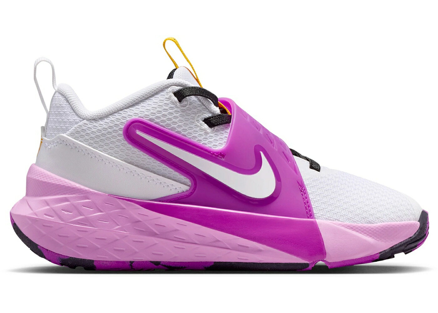 ナイキ 野球クラブ 白いこと 白いこと ゴールド 紫 パープル お坊っちゃん キッズ NIKE TEAM HUSTLE D 12 WHITE GOLD VIVID PURPLE (なおなお書き) / WHITE UNIVERSITY GOLD VIVID もの言う花 マタニティ スニーカー