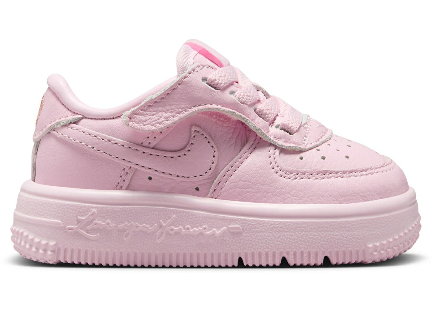 ナイキ ピンク 銀色 シルバー ジュニア キッズ NIKE FORCE 1 LOW EASYON DRAKE NOCTA CERTIFIED LOVER BOY PINK FOAM (TD) / PINK FOAM METALLIC SILVER COBALT