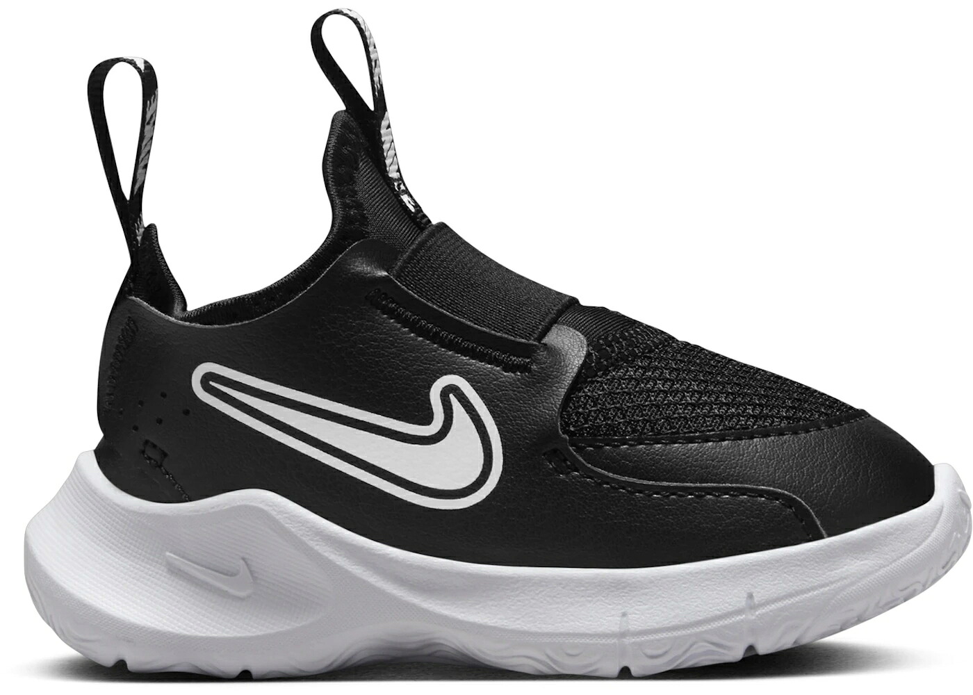 ナイキ 黒いこと 黒いこと 白いこと 白いこと 御坊っちゃん キッズ NIKE FLEX RUNNER 3 BLACK WHITE / BLACK WHITE もの言う花 マタニティ スニーカー