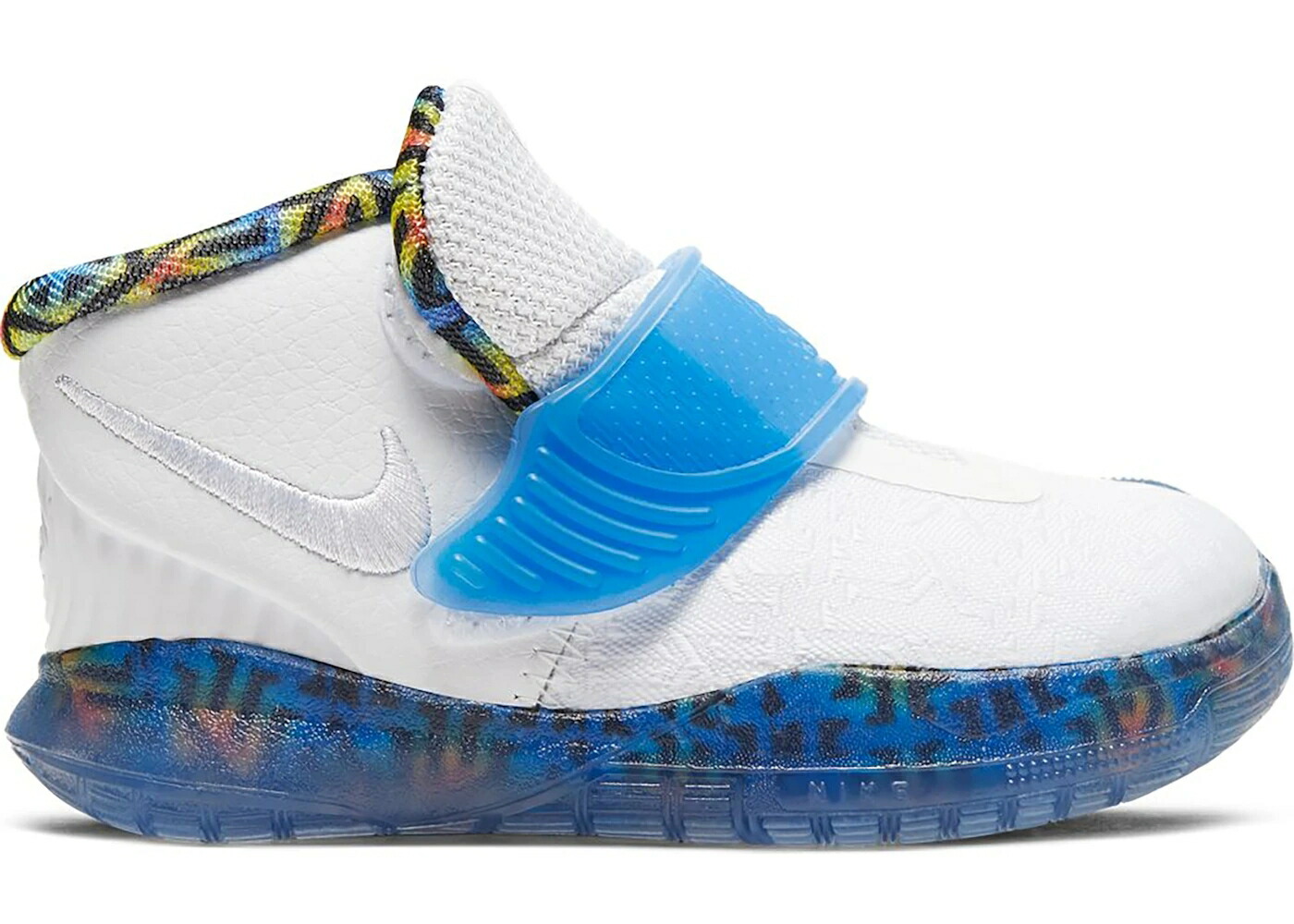ナイキ カイリー 白色 ホワイト クリムゾン レーザー ジュニア キッズ NIKE KYRIE 6 WHITE SAPPHIRE CRIMSON (TD) / WHITE WHITE SAPPHIRE LASER