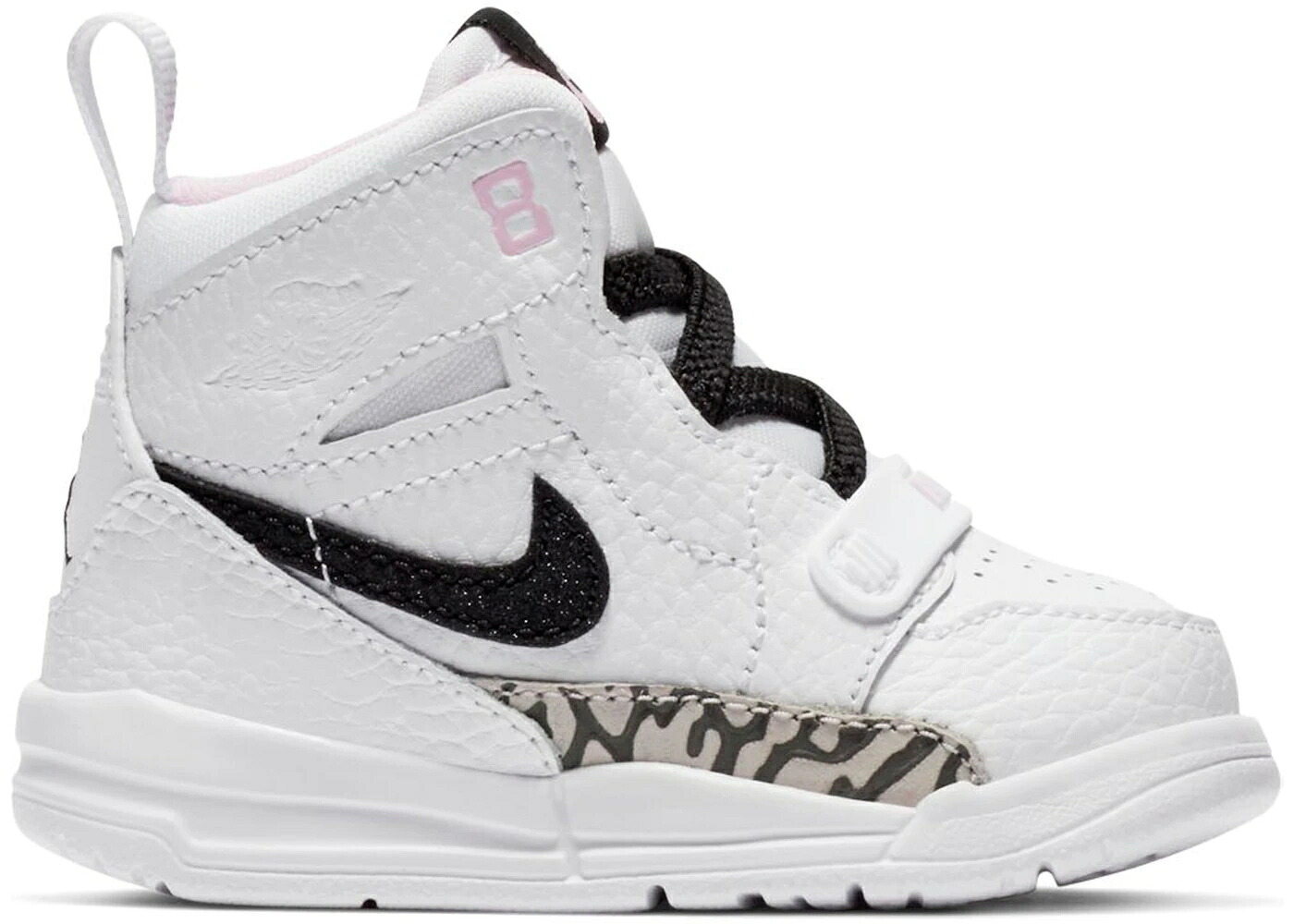 ナイキ ジョーダン レガシー 白いこと 白いこと 黒いこと 黒いこと サクラ色 お坊っちゃん キッズ JORDAN LEGACY 312 WHITE BLACK PINK FOAM (TD) / WHITE BLACK PINK FOAM
