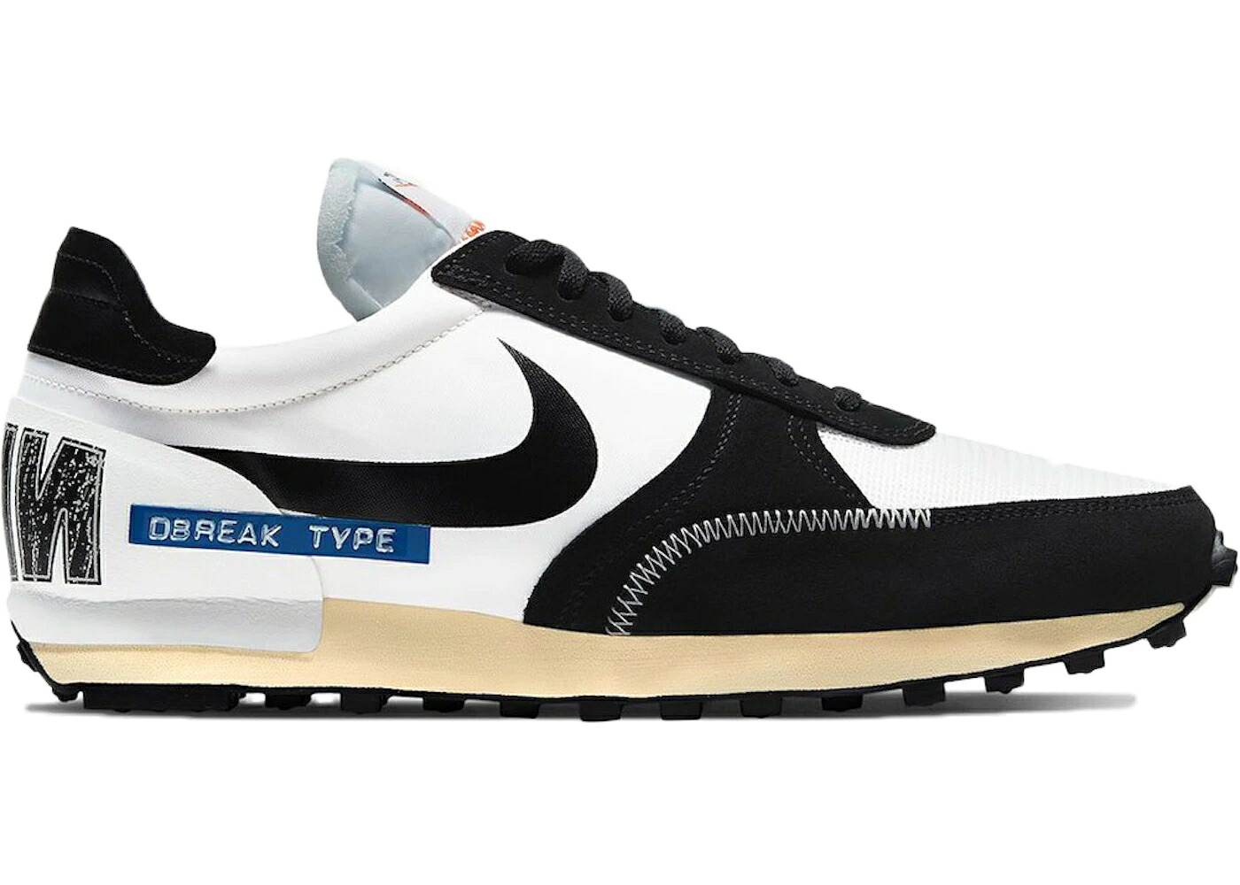 ナイキ 白色 ホワイト スニーカー メンズ NIKE DAYBREAK TYPE LABEL MAKER SUMMIT WHITE / SUMMIT WHITE PALE VANILLA WHITE｜スニケス