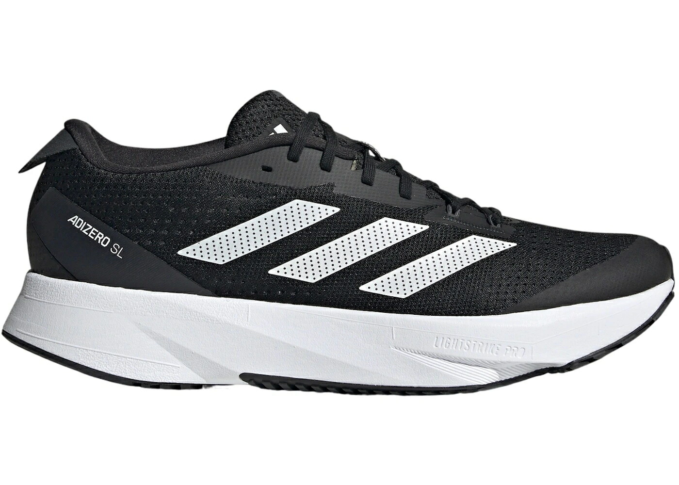 アディダス アディゼロ コア 黒色 ブラック 白色 ホワイト カーボン スニーカー メンズ ADIDAS ADIZERO SL CORE BLACK CLOUD WHITE CARBON / CORE BLACK CLOUD WHITE CARBON