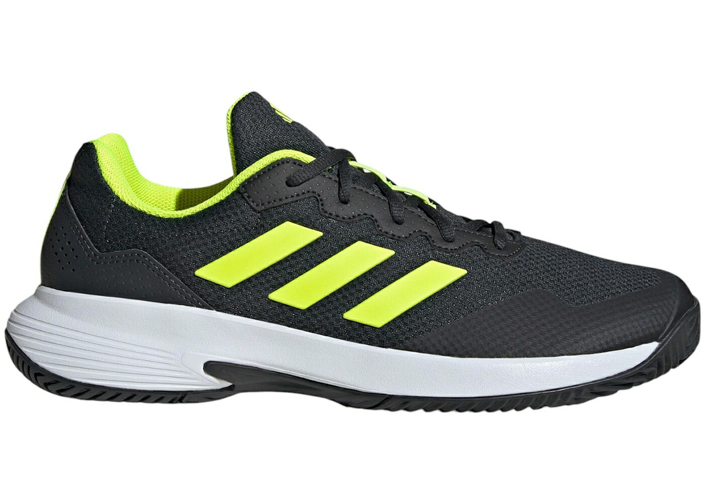 アディダス カーボン 白色 ホワイト 2.0 スニーカー メンズ ADIDAS GAMECOURT CARBON LUCID LEMON CLOUD WHITE / CARBON LUCID LEMON CLOUD WHITE
