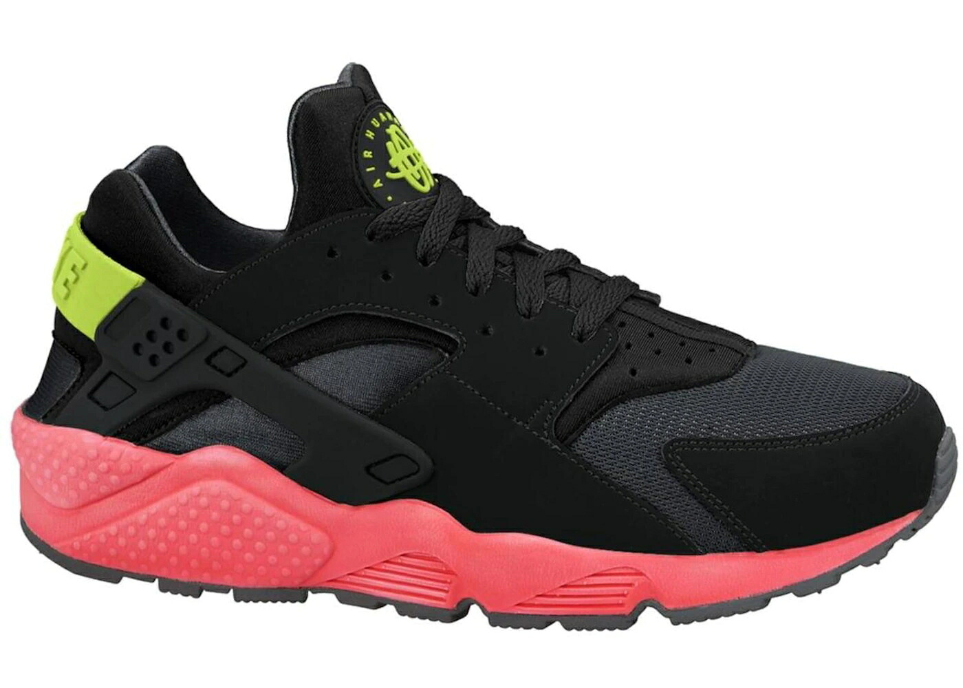 ナイキ ハラチ スニーカー メンズ NIKE AIR HUARACHE HYPERPUNCH / ANTHRCT BLK HYPR PNCH ELCTRC G