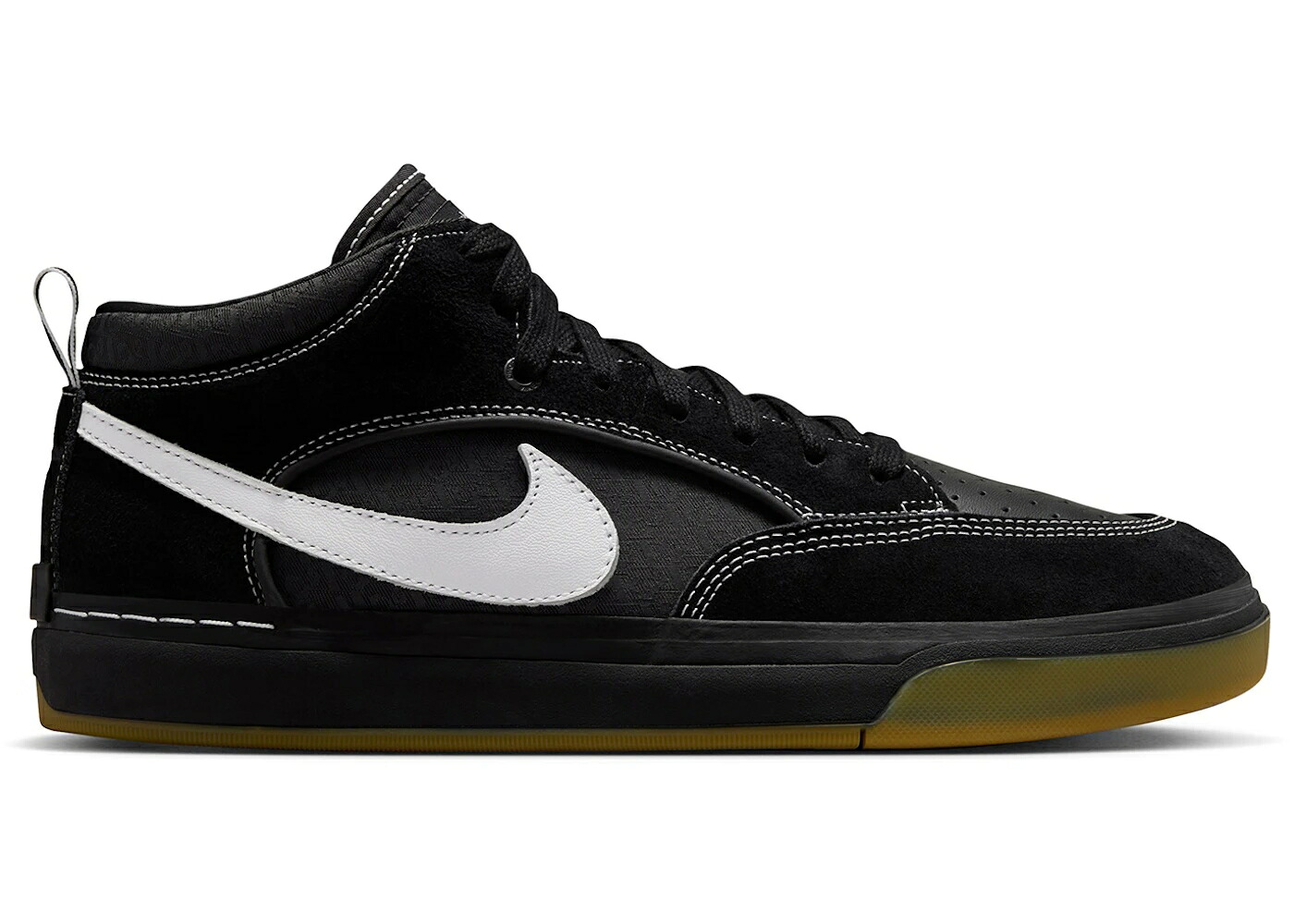 ナイキ エスビー リアクト 黒色 ブラック 茶色 ブラウン スニーカー メンズ NIKE SB REACT LEO BLACK GUM / BLACK BLACK GUM LIGHT BROWN